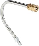 BE Pressure 85.400.007 Washer Gutter Cleaner Attachment, 4000 PSI, Chrome/Brass (Limited Edition)