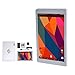10.1 inch Android Tablet, Quad core Cortex A53, 2GB RAM, 32GB Storage, HD 1280800 IPS Display, Dual Camera 2.0+5.0MP, Android 6.0, WiFi, GPS, Bluetooth 4.0, FM (White)