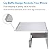 APLusee Brushed Nickel Toilet Paper Holder with Phone Shelf, 304 Stainless Steel Toilet Tissue Roll Holder, Wall Mounted Bathroom Paper Roll Dispenser