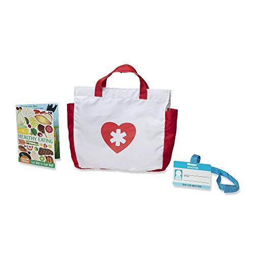 41nXeK%2BF7yL - Melissa & Doug Get Well Doctor's Kit Play Set, The Original (25 Pieces, Great Gift for Girls and Boys - Kids Toy Best for 3, 4, 5, and 6 Year Olds)