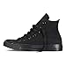 Converse Chuck Taylor All Star Shoes (M3310) Hi Black Monochrome, 10 Mens / 12 Womens, Black Monochrome
