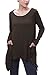 Urban CoCo Women's Plus Size Swing Pocket Tunic Tops Loose Tee Shirts (3XL, Coco)