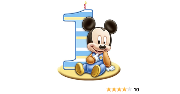 Amazon Com Mickey Mouse Hoja Comestible Para Tarta De Cumpleanos 1 4 Hoja Comida Gourmet Y Abarrotes
