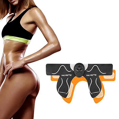 MOICO Butt Hips Trainer 2019 Upgrade Muscle Toner Fitness Training Gear Home Office Ab Trainer Workout Equipment Machine Fitness for Women Men,10pcs Free Gel Pads
