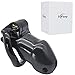 YiFeng Biosourced Resin Male Chastity Cage Device Belt Restraint Men Bondage Fetish ZCS142 (Short, Black)
