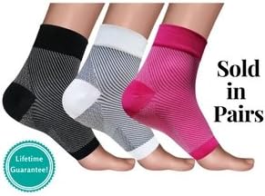 Footease Compression Socks for plantar fasciitis, heel pain relief, edema - firm support