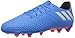 adidas Performance Kids' Messi 16.3 Firm Ground Soccer Cleats, Shock Blue/Matte Silver/Black, 2 M US Little Kid