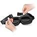 Eye Mask for Women Sleep Mask Moldex Ear Plugs Buckle Closure Does Not Snag Hair