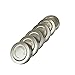 Trellis + Co. 316 Stainless Steel Wide Mouth Mason Jar Lids - 6 Pack - for Storage, Dry Goods, Pickling, Gifts - Durable & Rustproof - Mason Jar Tops