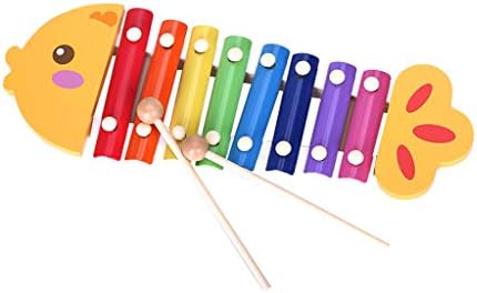 Amazon Co Jp Hxgl ピアノをノックする 木製の子供たちはピアノ幼児教育パズル手のノック音楽のおもちゃをノック 色 黄 ホーム キッチン