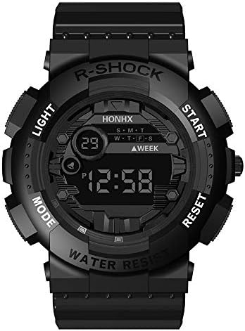 Cathalem Men's Waterproof Casual Luminous Stopwatch Alarm Simple Army Watch