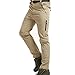 Toomett Men's Outdoor Hiking Convertible Quick Dry Pants Elastic Waist Casual Lightweight Fishing Shorts