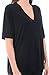 Del Rossa Women's Modal Knit Pajamas, Long Loose V-Neck Pj Set