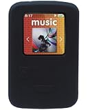 iShoppingdeals - for Sandisk Sansa Clip Zip 4GB 8GB MP3 Player 2011 Model Soft Rubber Silicone Skin Case Cover- Black