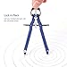 Volcanics Compass for Geometry Drawing Compass with Lock Math Bow Drafting Compass Art Metal Compass Professional Drawing Divider Precision Student Compass 2 Pack