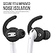 EarBuddyz Ultra Ear Hooks and Covers Compatible with Apple AirPods 1 & AirPods 2 or EarPods Featuring Bass Enhancement Technology (Small Medium Large Pairs, Black)