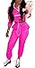 VOIKERDR Women 2 Piece Outfits Tracksuit Jumpsuits Lightweight Windbreaker Pullover Jacket Crop Top Pants Set