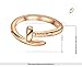 Creativelife Women's Personality Rose Golden Nail Ring