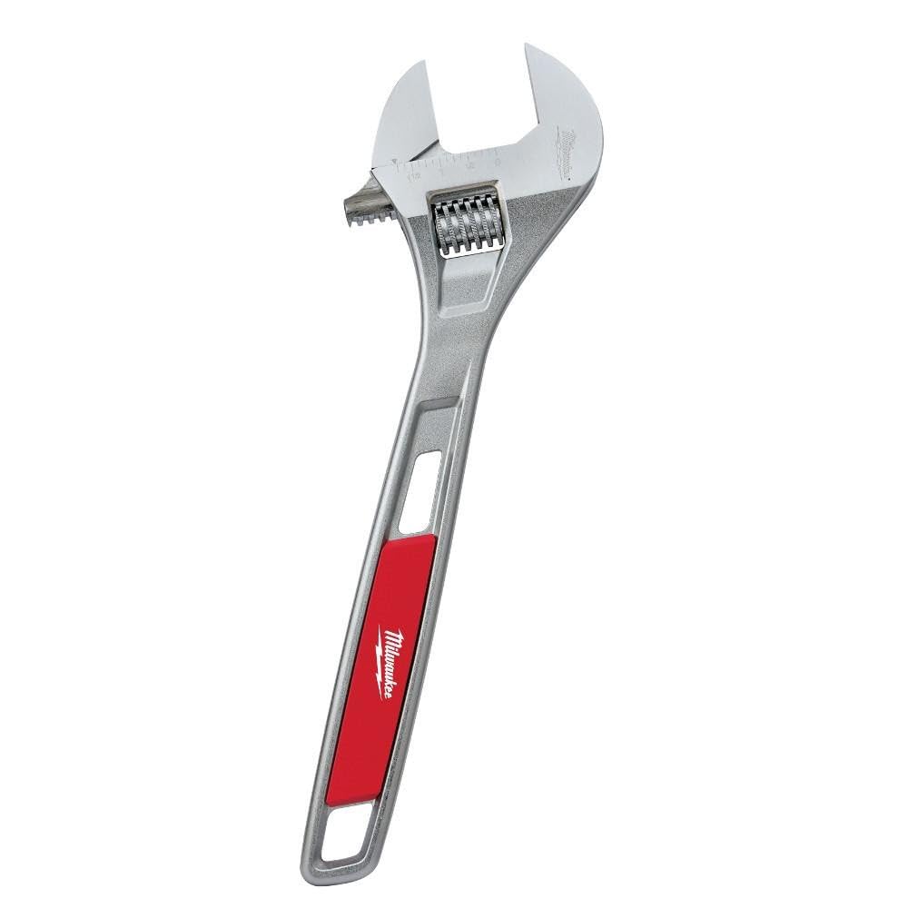 Milwaukee 48 22 7415 15-Inch/380 mm Adjustable Chrome Wrench - Silver