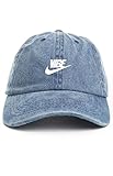 Just Vibe Swoosh Denim w/ White Dad Hat