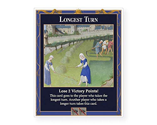 image for TABLETOP MONTHLY Longest Turn Card compatible with Catan's Settlers of