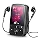 16GB Clip MP3 Player with Bluetooth 4.0, AGPTEK A50S Lossless Sound Music Player with Armband for Sports, Supports FM Radio Voice Recording & 128GB Expanding, Black primary