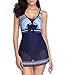 Urban Virgin Womens Swimdress Tummy Control One Piece Swimsuit Swim Dress Bathing Suits Swimwear with Boyshort for Women