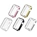 GeeRic Screen Protector Compatible with Apple Watch 40mm Series 4/5, 5 Pack Soft Slim Full-Around Protective 5 Color-Clear/Black/Silver/Gold/Rose Gold