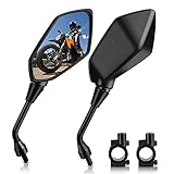 MICTUNING Universal Hawk-eye Motorcycle Convex Rear