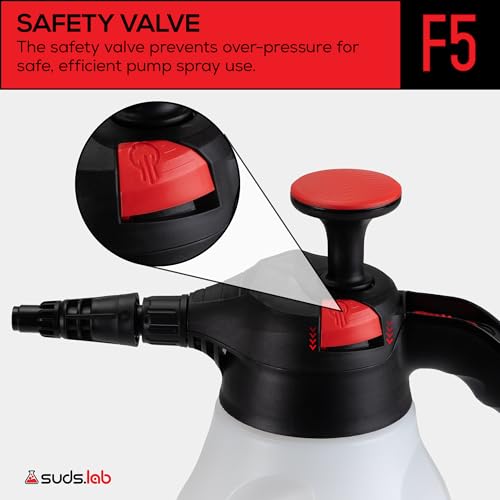 Suds Lab F5 Foam Master, Triple-Action Pump Sprayer, 3 Nozzles, 70 oz. photo 12