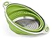 Best Large Collapsible Silicone Colander/Strainer with Stainless Steel Base by Chef Frog