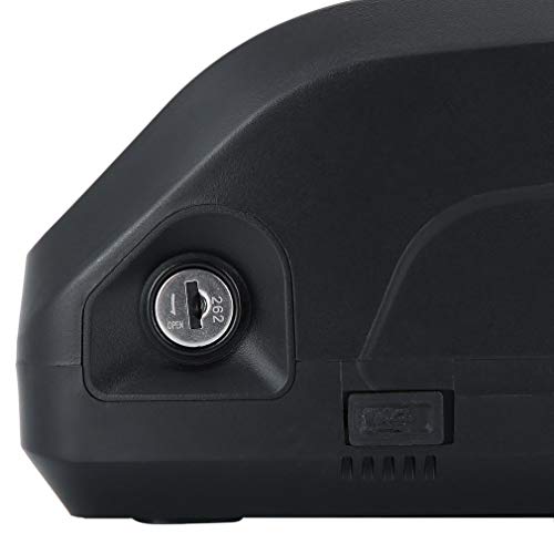 Simoner Electric E-Bike Li-ion Battery, E-Bike Rechargeable Lithium Battery with Charger, Replacement for Electric Bicycle Mountain Bikes Motor (36V 15.6Ah 561.6Wh)