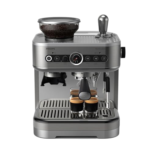 PHILIPS Espressomaschine Barista Brew, Silber, Espresso & Americano