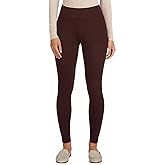 Matty M Women's High Rise Slub Legging with Pockets