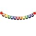 Yaaaaasss! Back to School Apple Banner Colorful Pencil Shape Welcome Banner First Day of School for Classroom Pennant Decoration