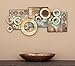 Deco 79 Wood Geometric Wall Decor with Overlapping Circle Cutouts, 36