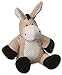 goDog Checkers Donkey With Chew Guard Technology Tough Plush Dog Toy, Tan, Large