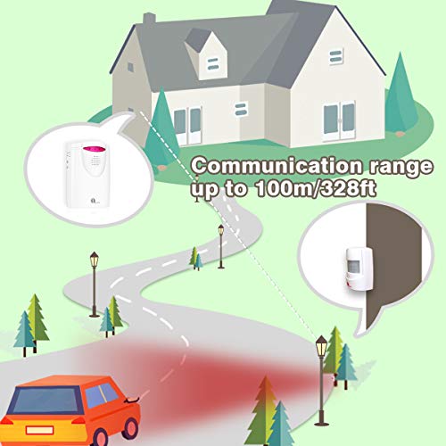 2 Detector+1byone+Wireless+Driveway+Weatherproof