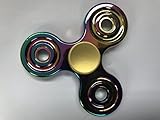 Xinyuanweiye Rainbow Spinner Fidget Toy 3D Ceramic Bearing EDC Focus Toy for Killing Time (C.Multicolor)