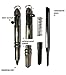 UZI Tactical Bolt Action Pen Refillable Ultra Durable Aircraft Aluminum Gun Metal Gray (Gun Metal)