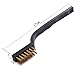 Maosifang 8 Pieces Mini Wire Brush Set for Cleaning Welding Slag and Rust,Stainless Steel and Brass