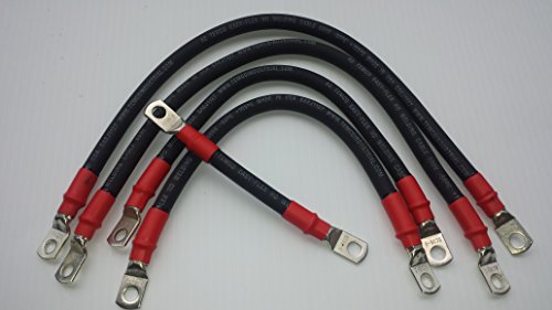 Club Car Precedent Golf Cart Battery Cable Set 2Gauge 2awg 48 V