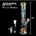 DIORSQT- 12Inch Pipe Handmade Glass Plating Design - with Ice Frame Perfect Water Bottle Design (01)