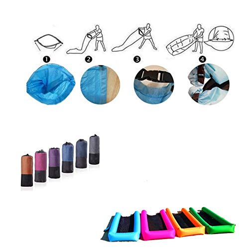 FOONEE Inflatable Pool Floats for Adults & Kids, Portable Pool Raft Water Hammock No Leak Ripstop Fabric Float Lounger, Fast Inflated No Pump Needed, Water Lounge with Storage Bag