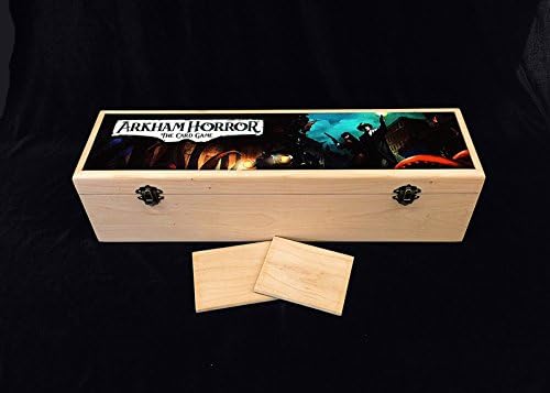 Arkham Horror Imaged Deck Box with Hinges &amp; 2 Latches-16 3/4x4 1/2 x4 1/4- Photo Imaged Box- Arkham Horror the card game