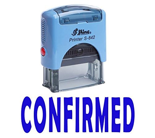 Confirmed Self Inking Rubber Stamp Custom Shiny Office Stationary Stamp