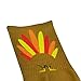 Gone For a Run Running Printed Mid Calf Socks Goofy Turkey - LARGE - fits Men's Shoe size 10...