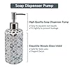 4-Piece-Housewares-Glass-Mosaic-Bathroom-Accessories-Set-Durable-Bath-Organizer-Includes-Soap-Dispenser-Pump-Toothbrush-Holder-Tumbler-Soap-Dish-Sanitary-High-Class-Home-Decor-Gift-Gray-bue 4-Piece Housewares Glass Mosaic Bathroom Accessories Set, Durable Bath Organizer Includes Soap Dispenser Pump…