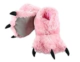 Pink Bear Paw Adult Slippers by Lazy One