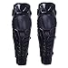 Tera 1 Pair of Adults Fashion Knee Shin Armor Protect Guard Pads Accessories with Plastic Cement Hook for Motorcycle Motocross Racing